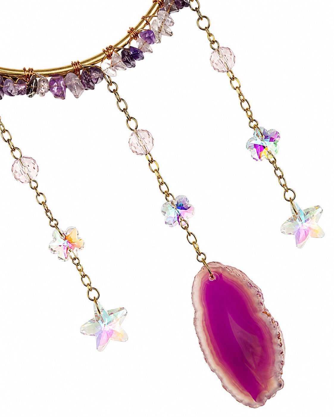 Moonlit Amethyst Suncatcher