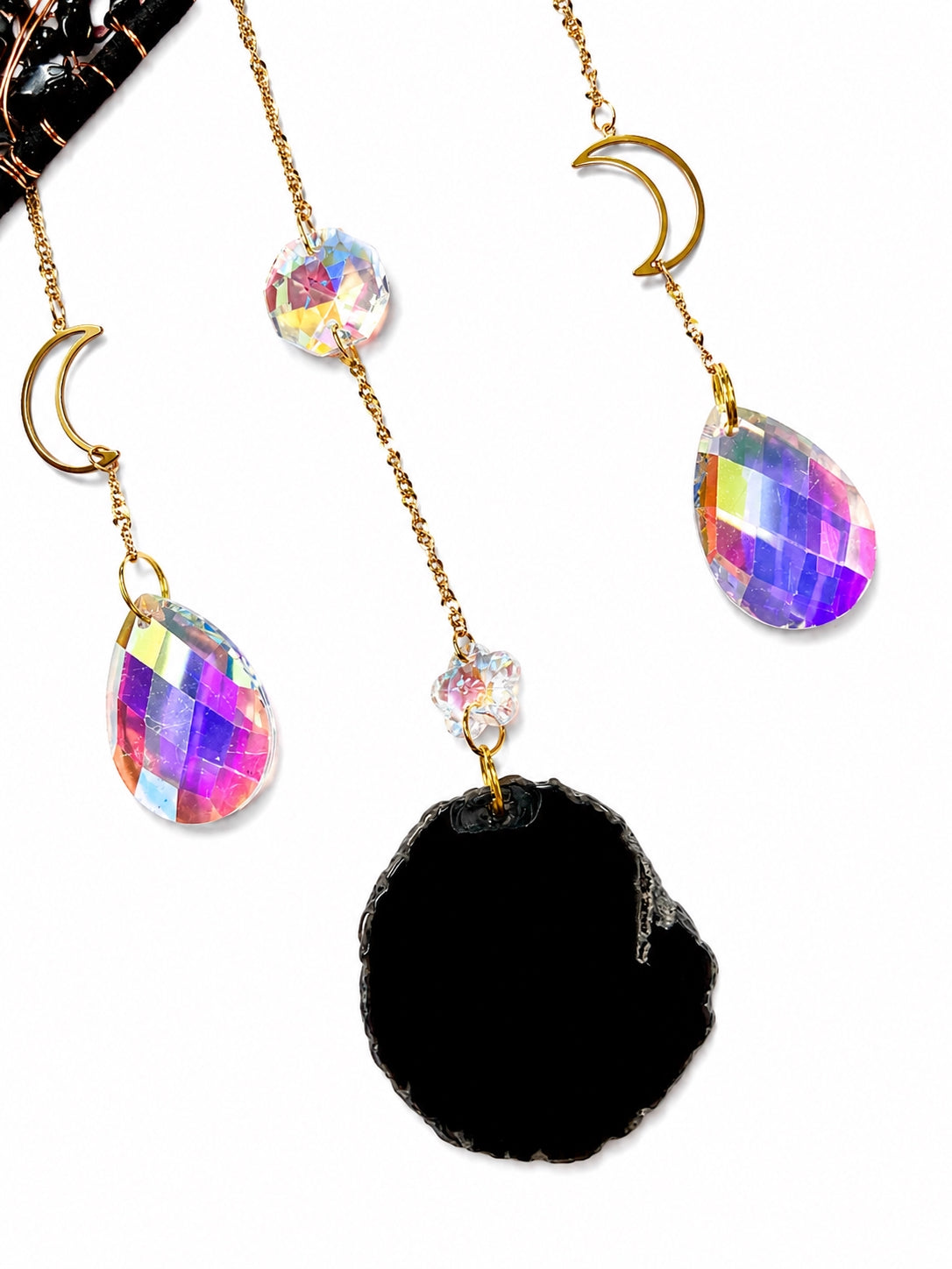 Celestial Star Crystal Suncatcher