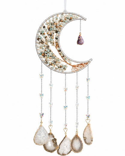 Moonlit Whisper Crystal Wall Hanging