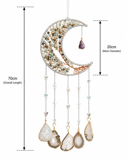 Moonlit Whisper Crystal Wall Hanging
