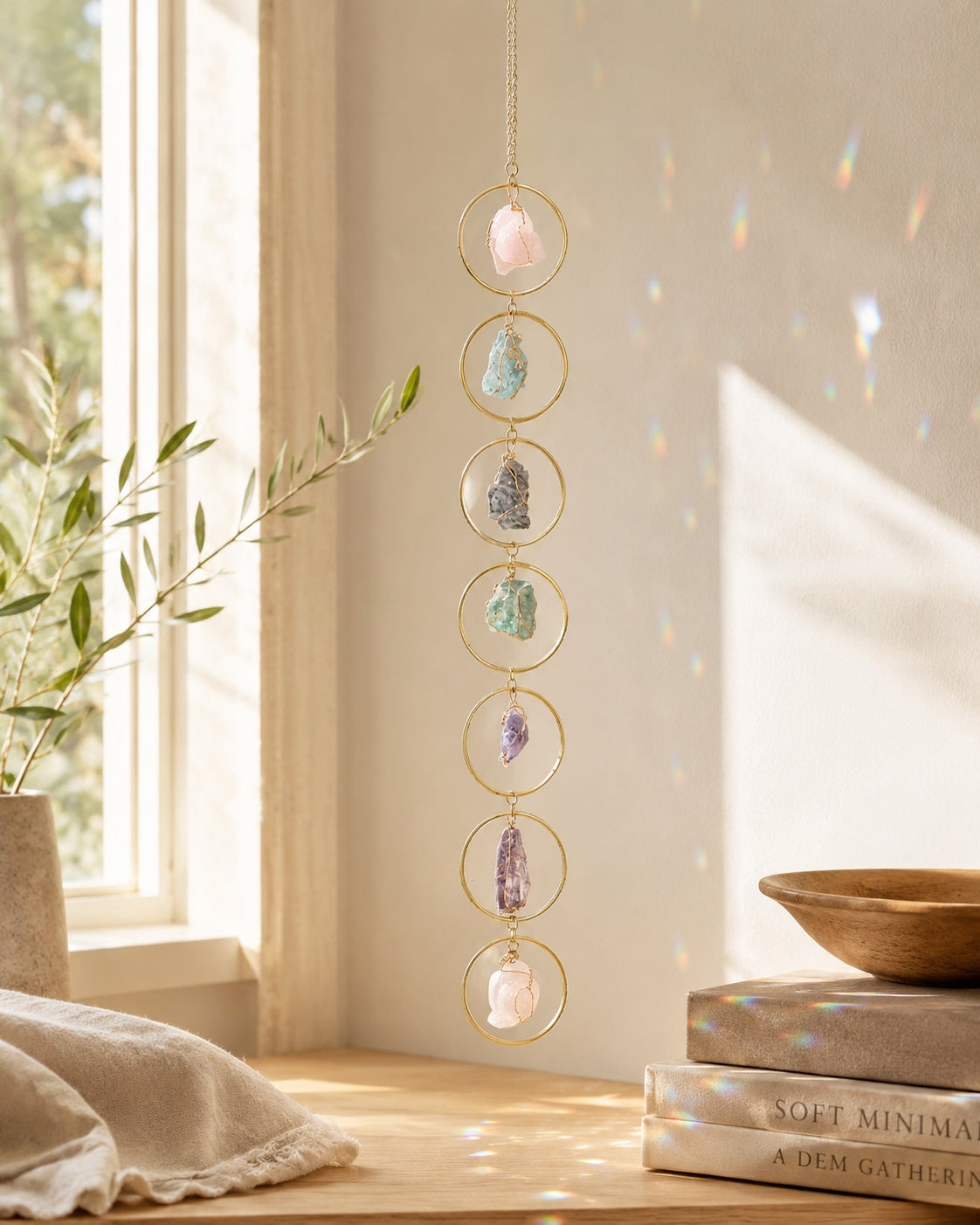 Harmony Circles Crystal Hanging