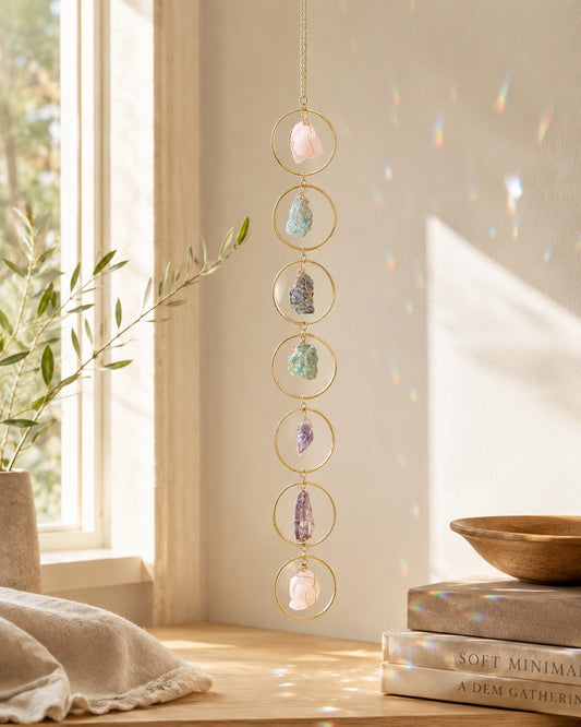Harmony Circles Crystal Hanging