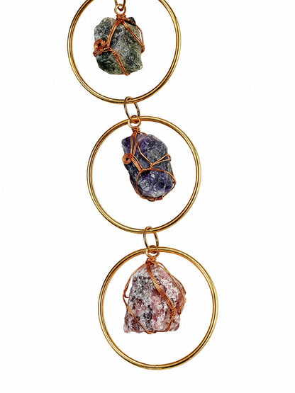 Harmony Circles Crystal Hanging