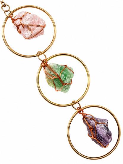 Harmony Circles Crystal Hanging