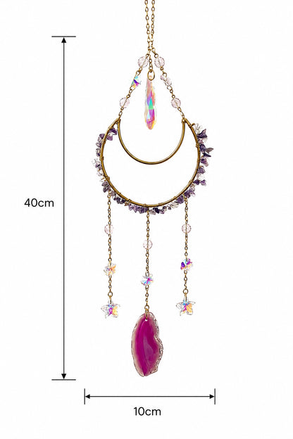 Moonlit Amethyst Suncatcher